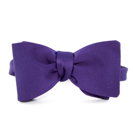 Papion Self-Tie Purple - Papioane Self-Tie