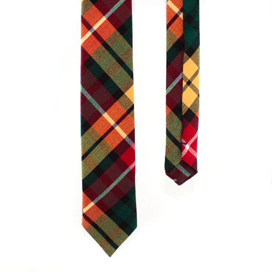 Cravata Carouri Rosu Verde 