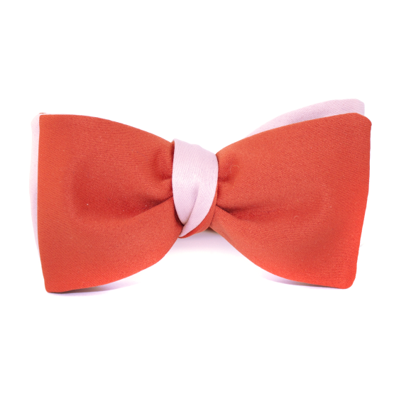 Papion Self-Tie Peach Echo