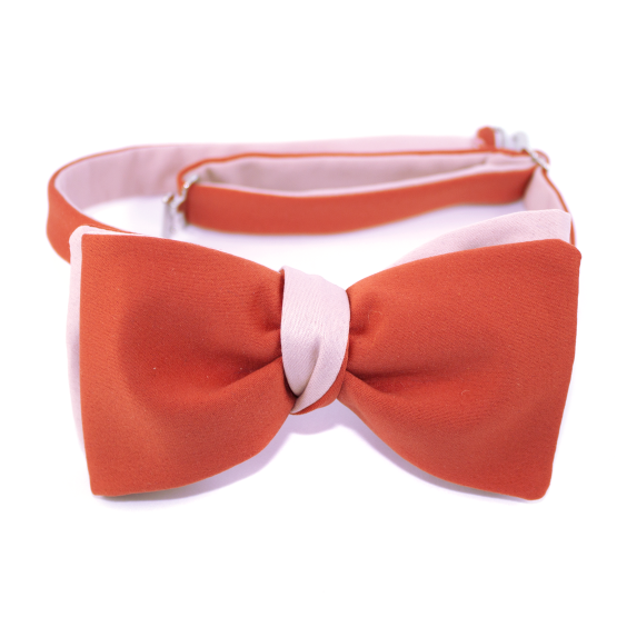 Papion Self-Tie Peach Echo