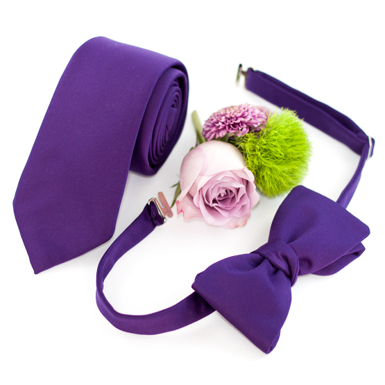 Papion Self-Tie Purple