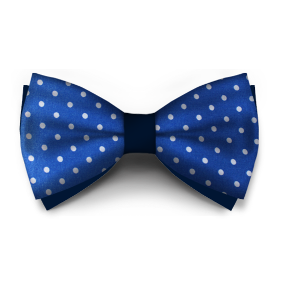Papion Albastru Safir Cu Buline - Papioane create in Laborator
