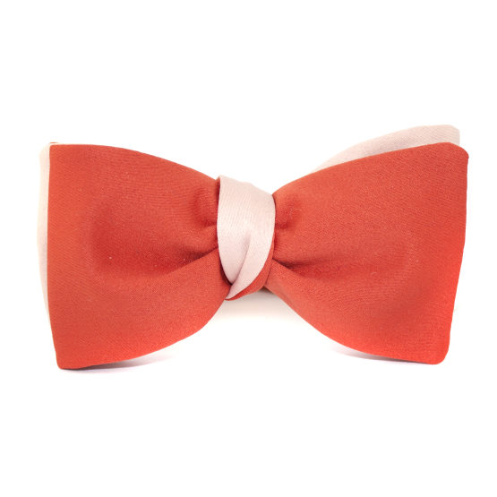 Papion Self-Tie Peach Echo - Papioane Self-Tie