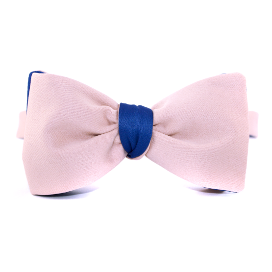 Papion Self Tie Blush Rose - Papioane Self-Tie