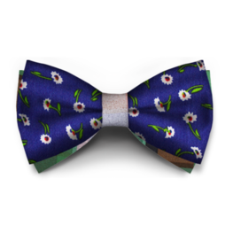 Papion Floral Albastru